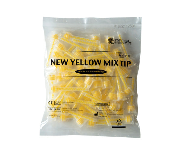 New yellow Mix Tip 50 EA +Intra Oral Tip 25 EA