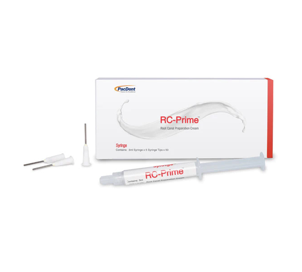 PacEndo RC Prime 5 x 3cc syringes, 50 tips